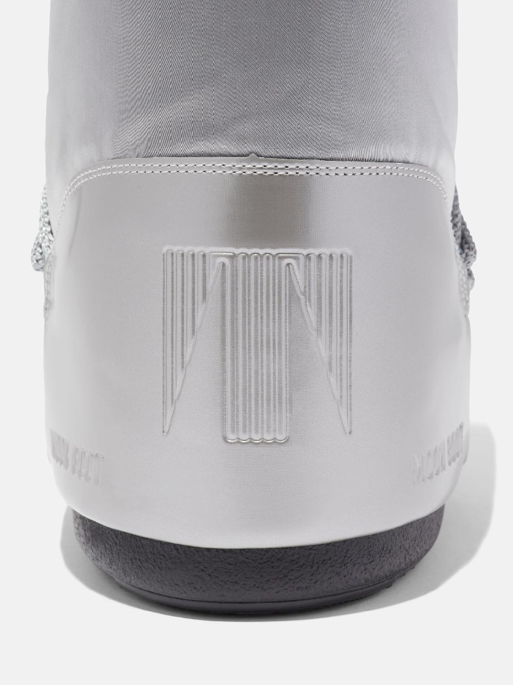 Moon Boot ICON GLANCE ARGENTO IN RASO Vendita Economica