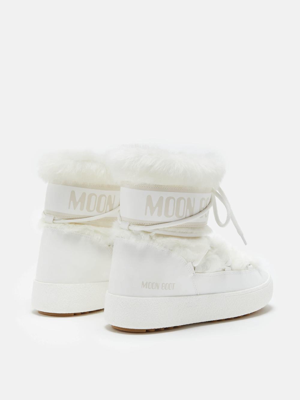 Moon Boot LTRACK LOW FAUX FUR BIANCO In vendita