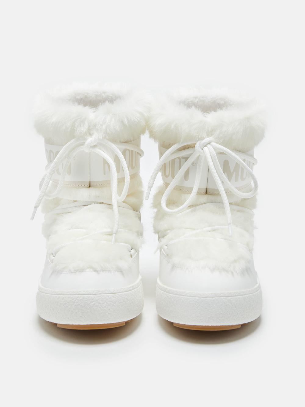Moon Boot LTRACK LOW FAUX FUR BIANCO In vendita