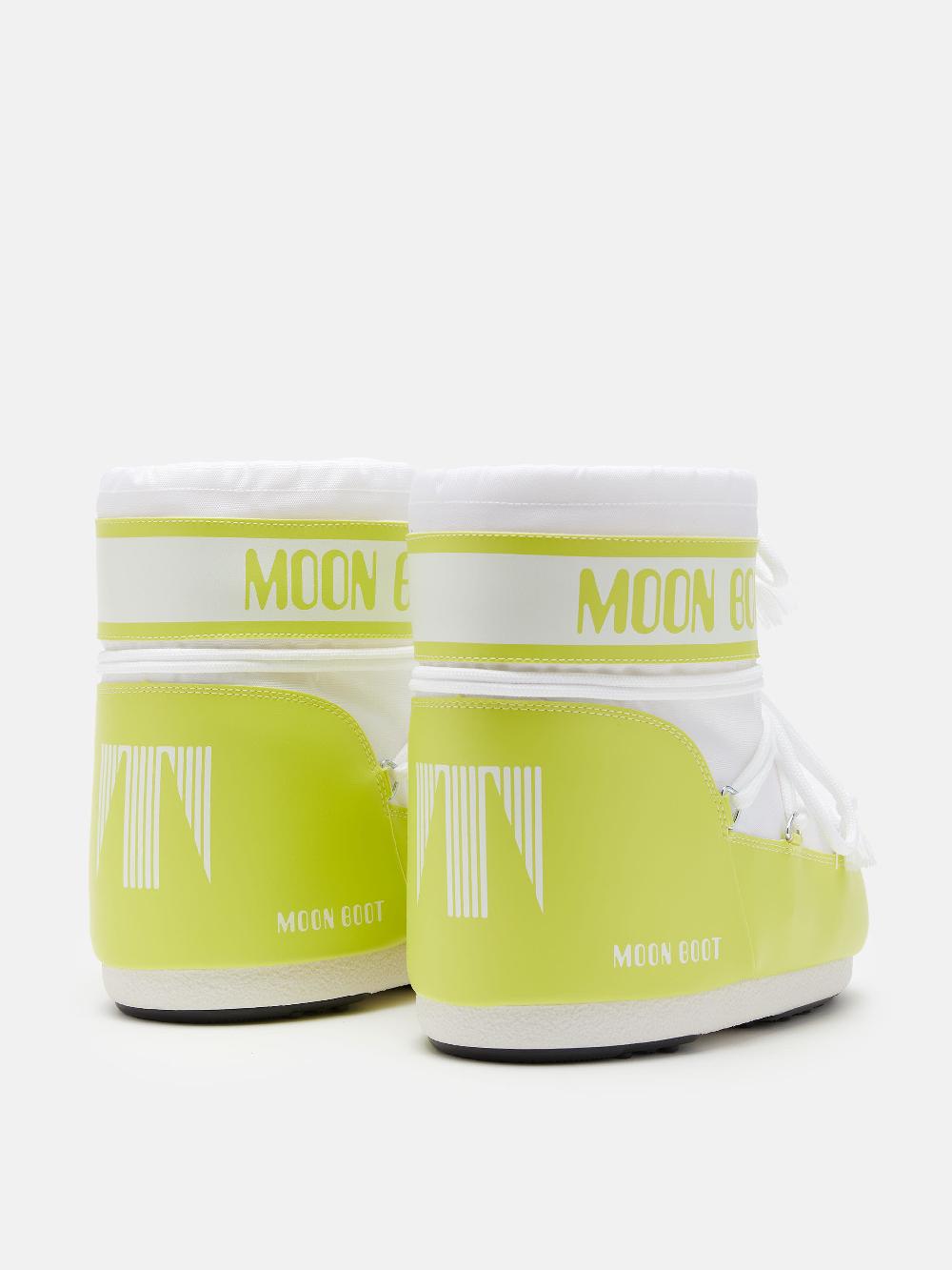 Moon Boot ICON LOW NYLON VERDE LIME Qualità