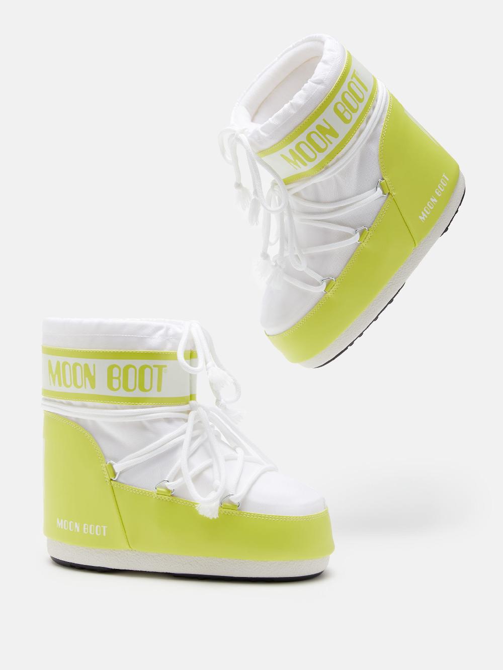 Moon Boot ICON LOW NYLON VERDE LIME Qualità