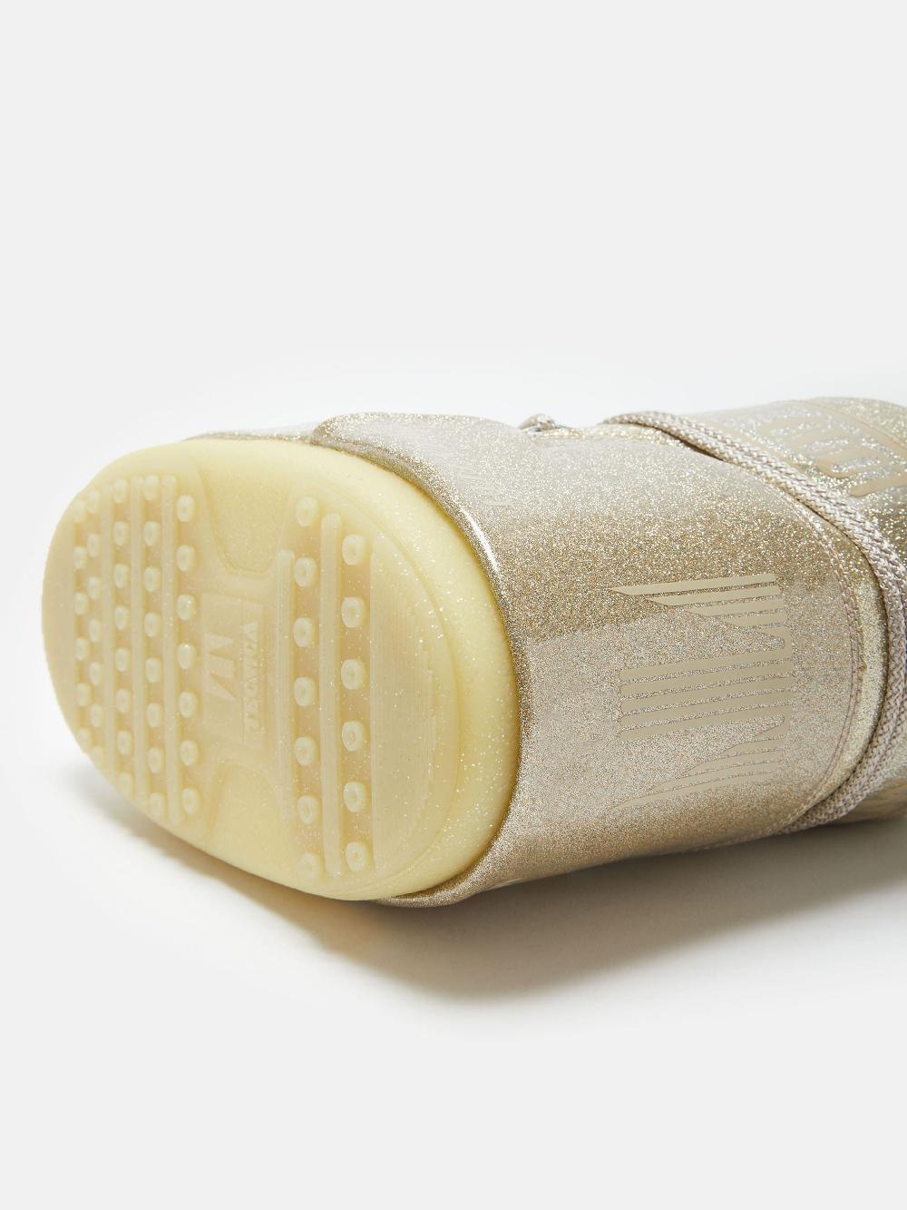 Moon Boot ICON LOW GLITTER ORO Spedizione Gratuita
