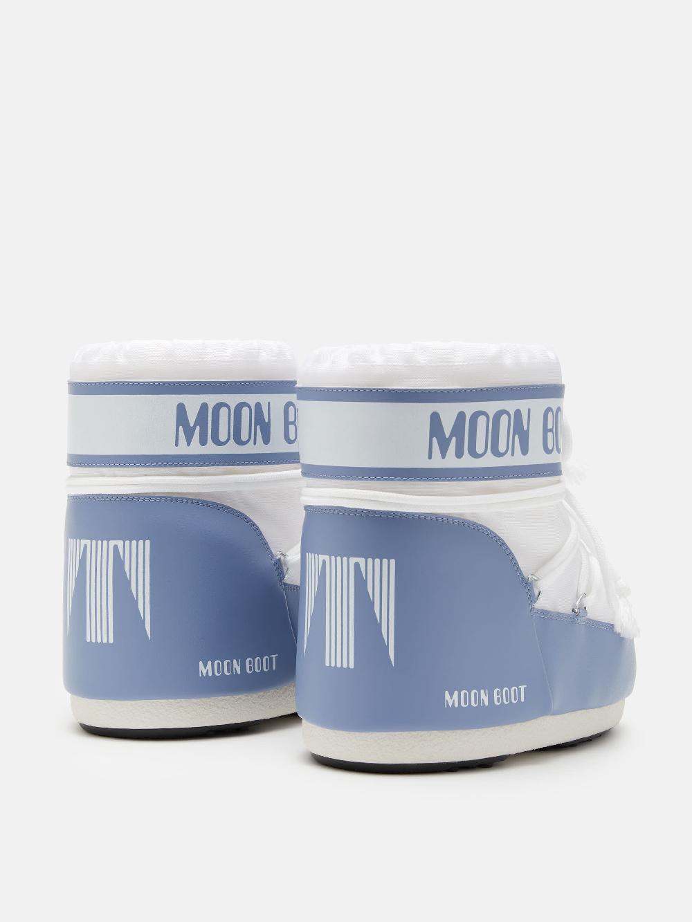 Moon Boot ICON LOW NYLON GRIGIO Affare Del Giorno