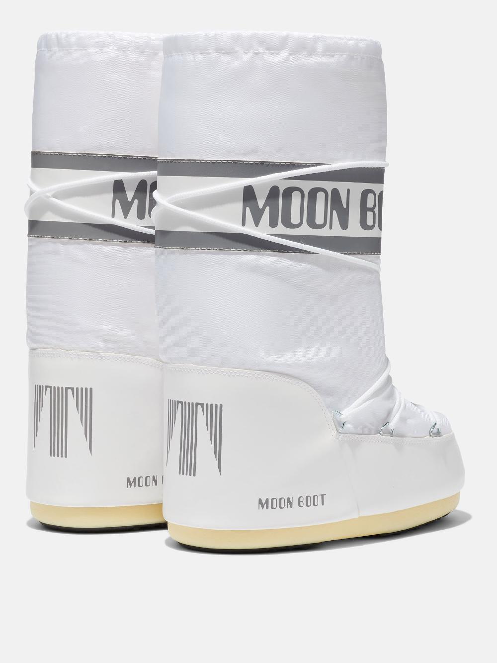 Moon Boot ICON BIANCO IN NYLON Sottocosto