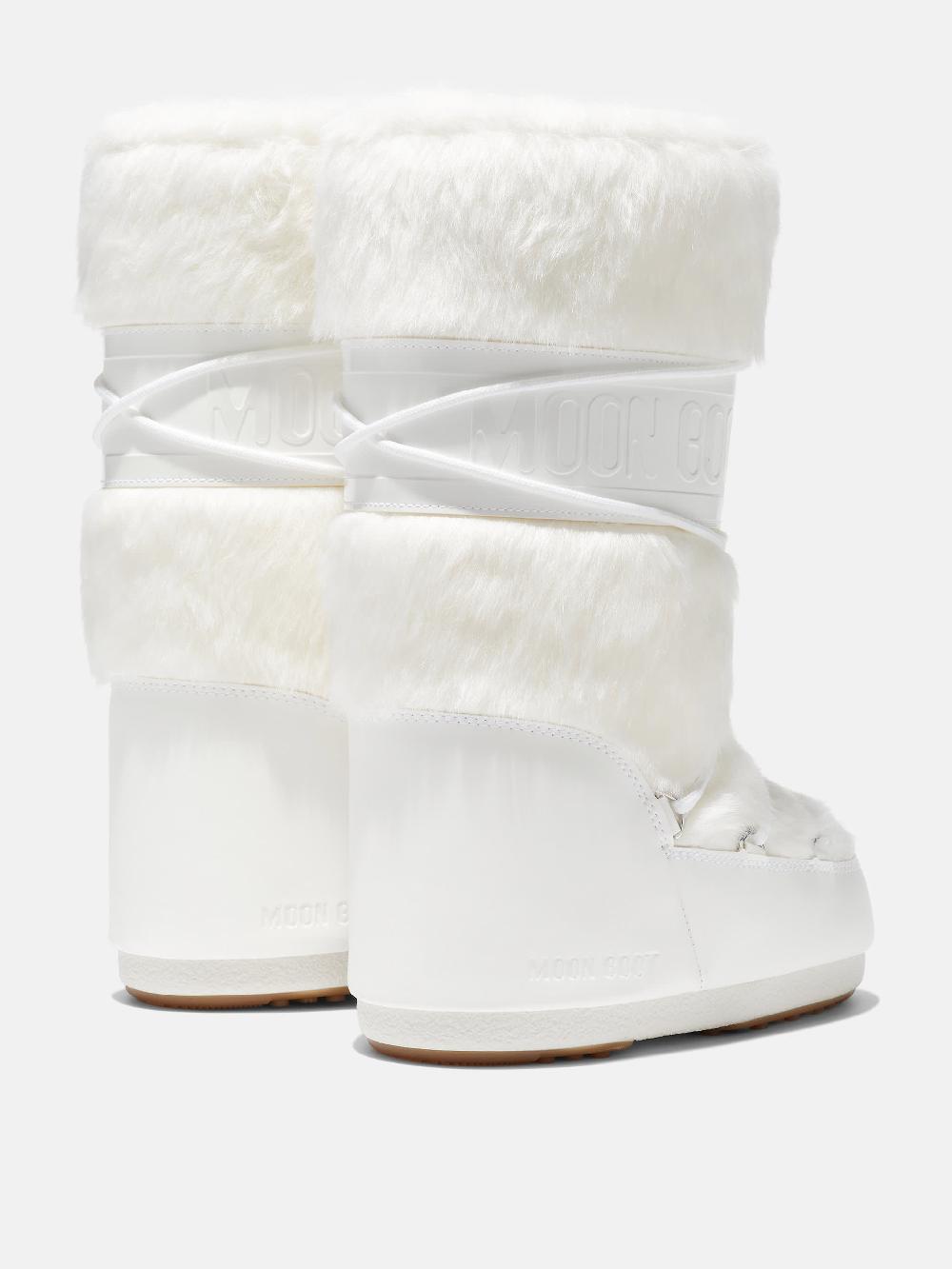 Moon Boot ICON BIANCO IN ECOPELLICCIA Presa