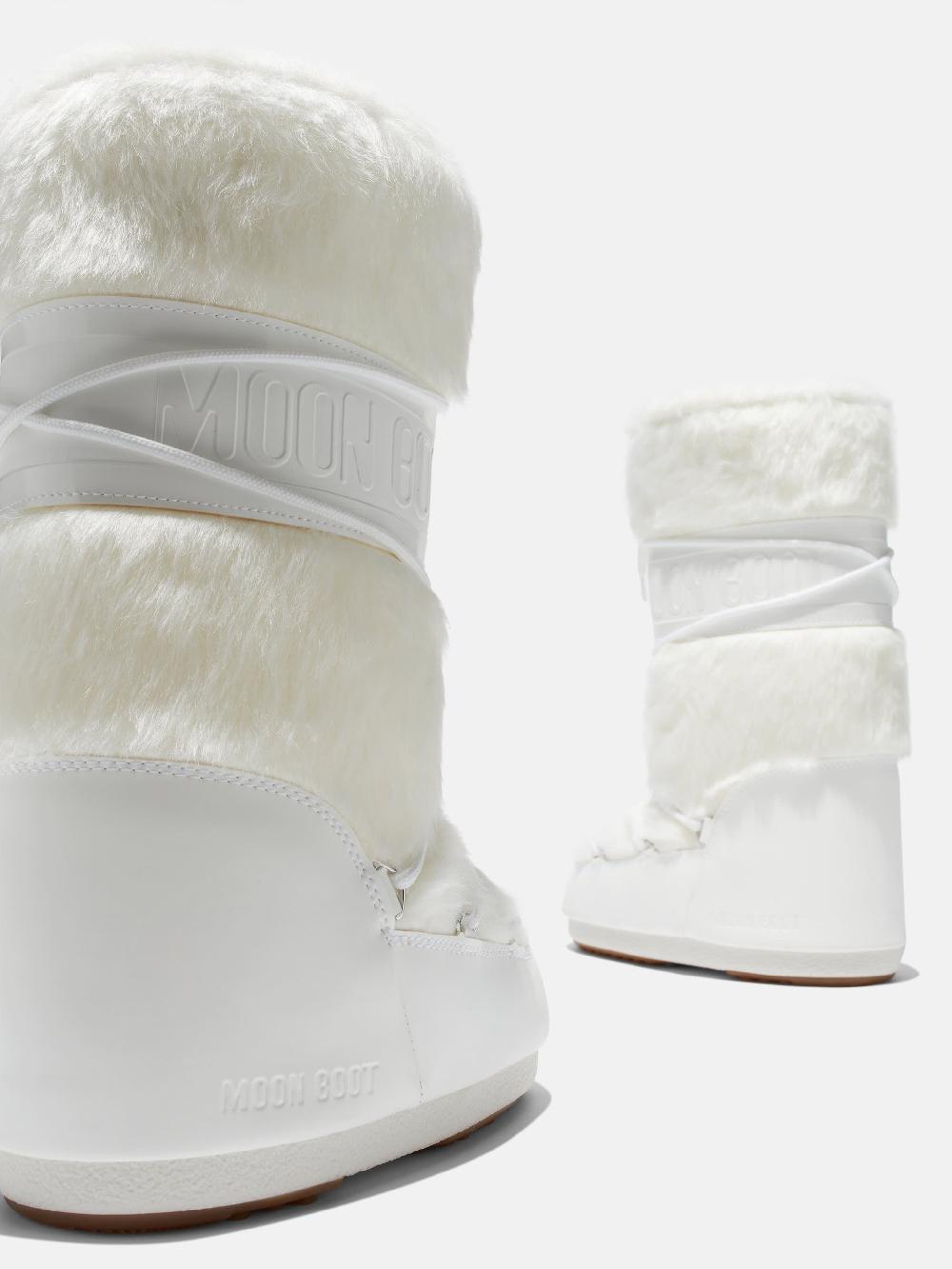 Moon Boot ICON BIANCO IN ECOPELLICCIA Presa