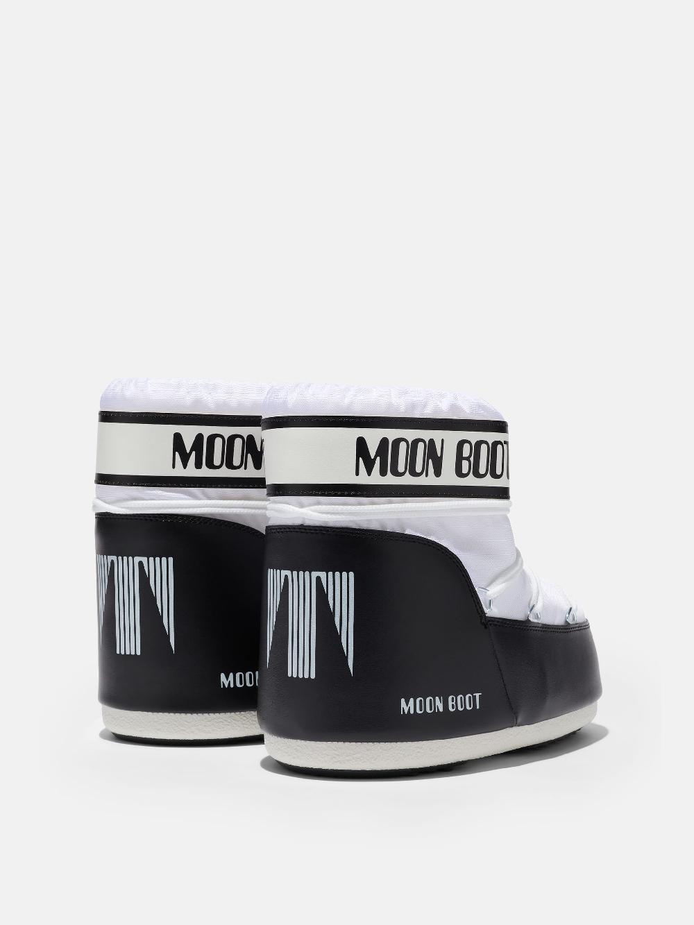 Moon Boot ICON LOW BIANCO IN NYLON Presa