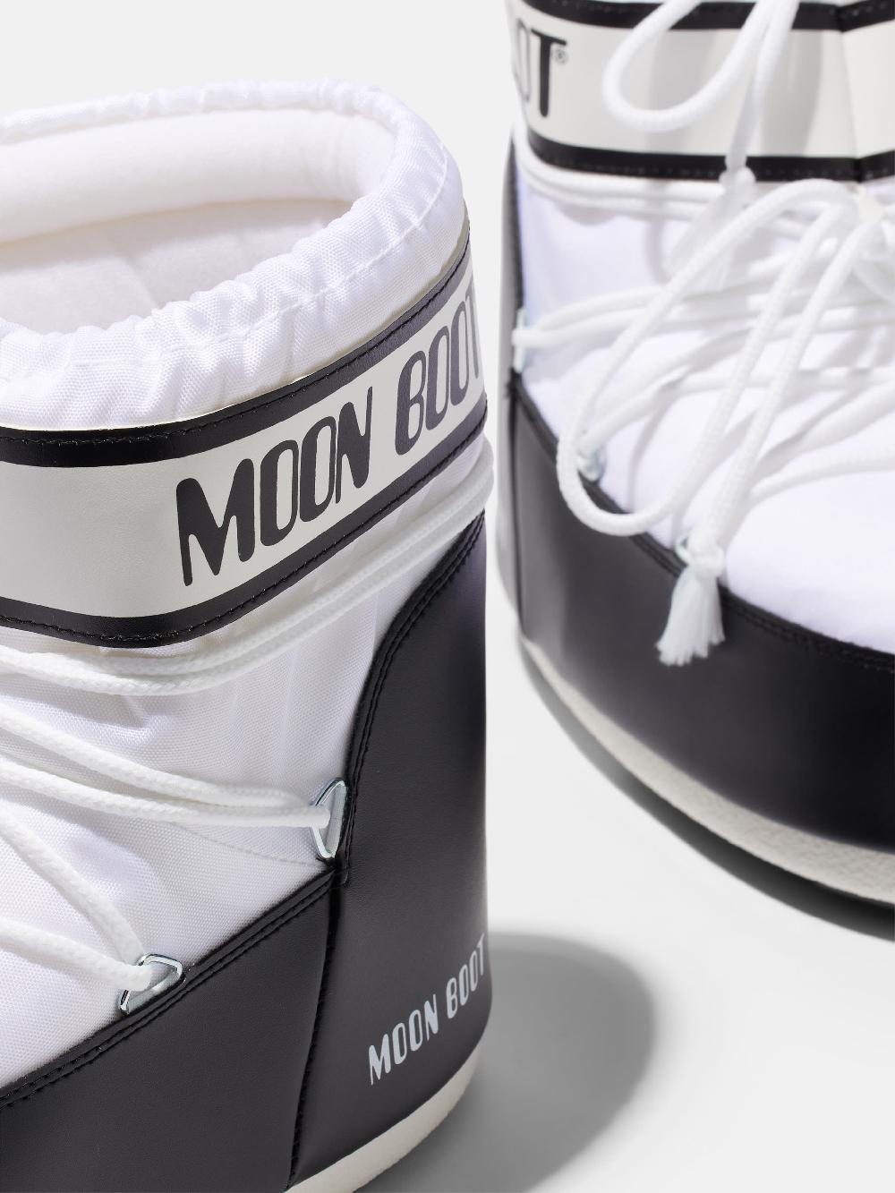 Moon Boot ICON LOW BIANCO IN NYLON Presa