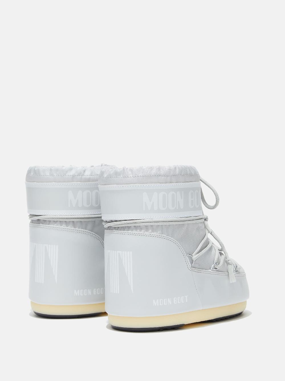 Moon Boot ICON LOW GRIGIO IN NYLON Outlet