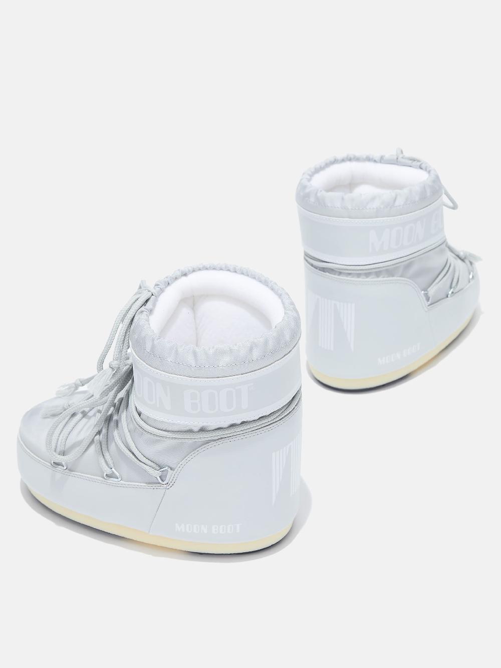 Moon Boot ICON LOW GRIGIO IN NYLON Outlet