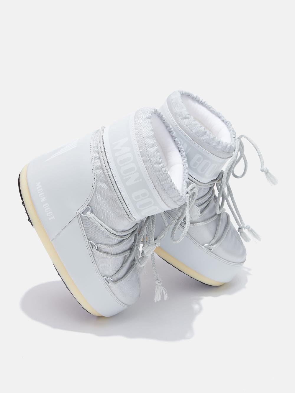 Moon Boot ICON LOW GRIGIO IN NYLON Outlet