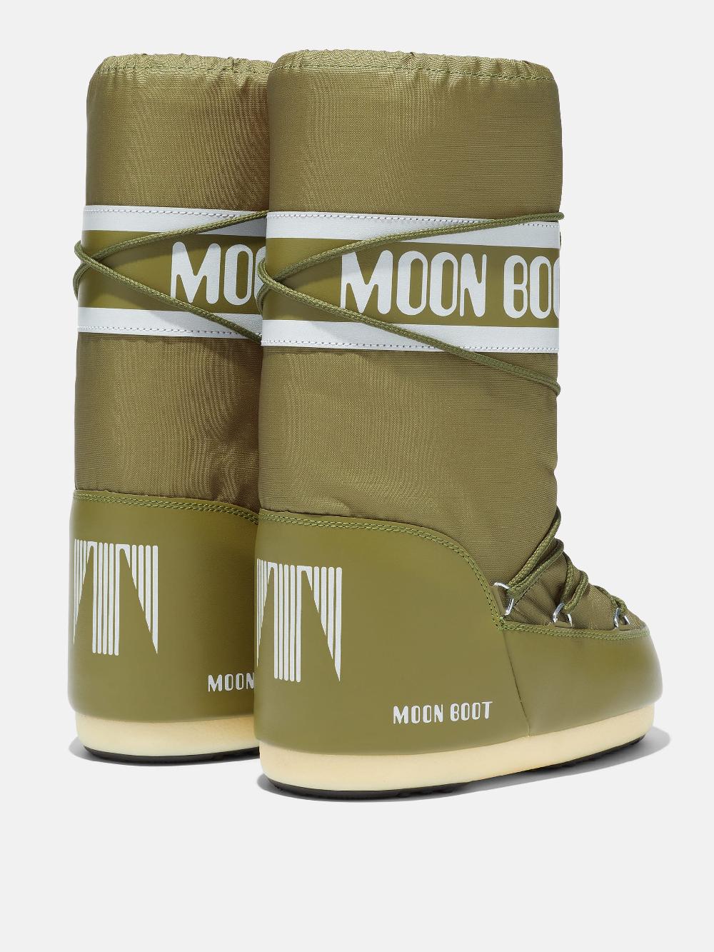 Moon Boot ICON KAKI IN NYLON Saldi
