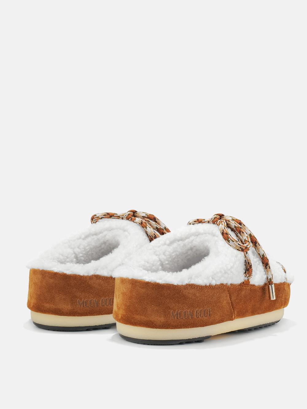 Moon Boot ICON MULE NOCCIOLA IN SHEARLING Offerte