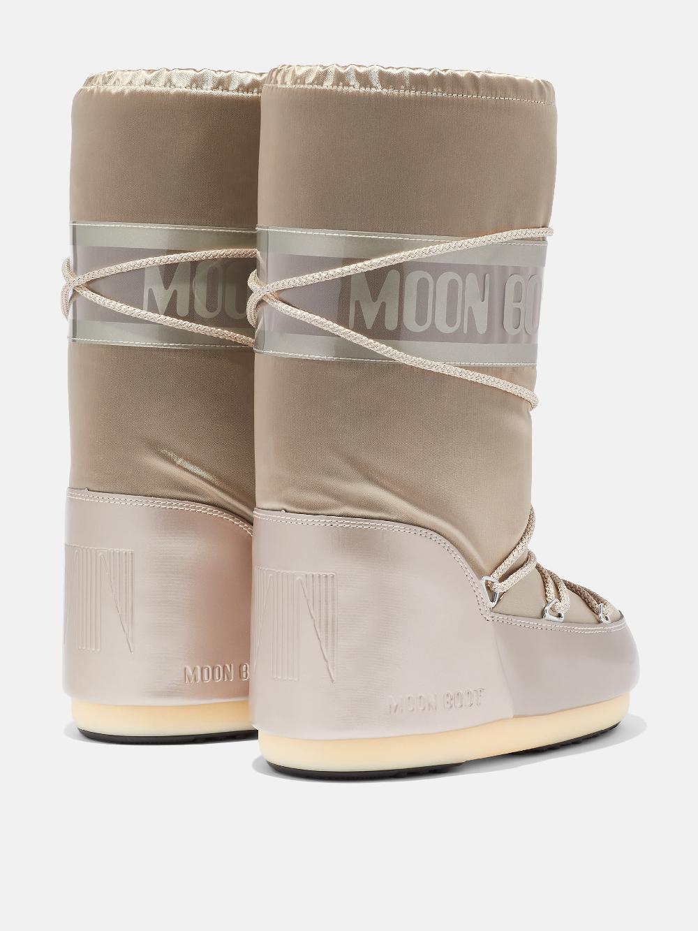 Moon Boot ICON GLANCE PLATINO IN RASO Vendita Economica