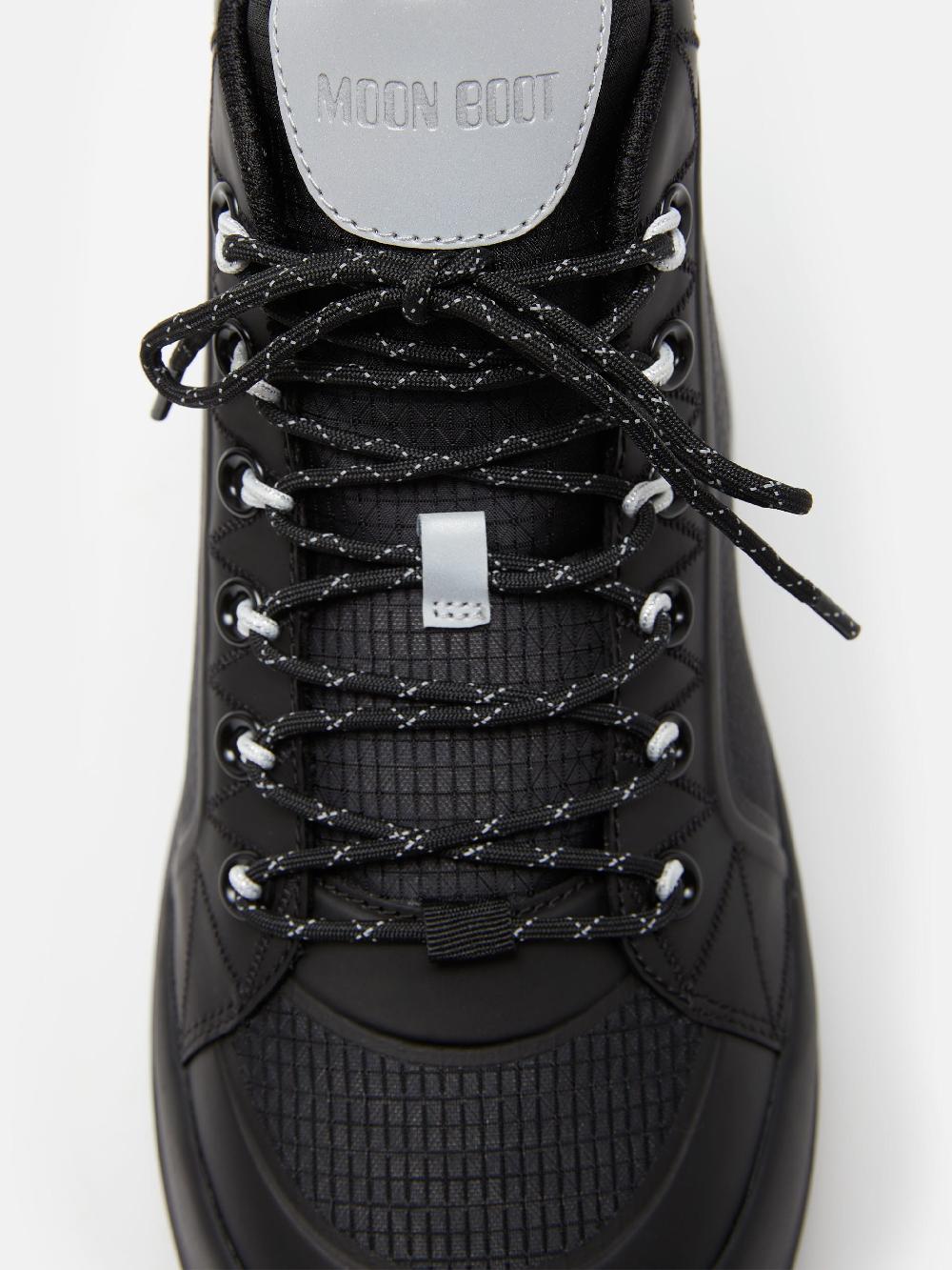Moon Boot LUNA TREK MID NYLON NERO Saldi Di Fabbrica