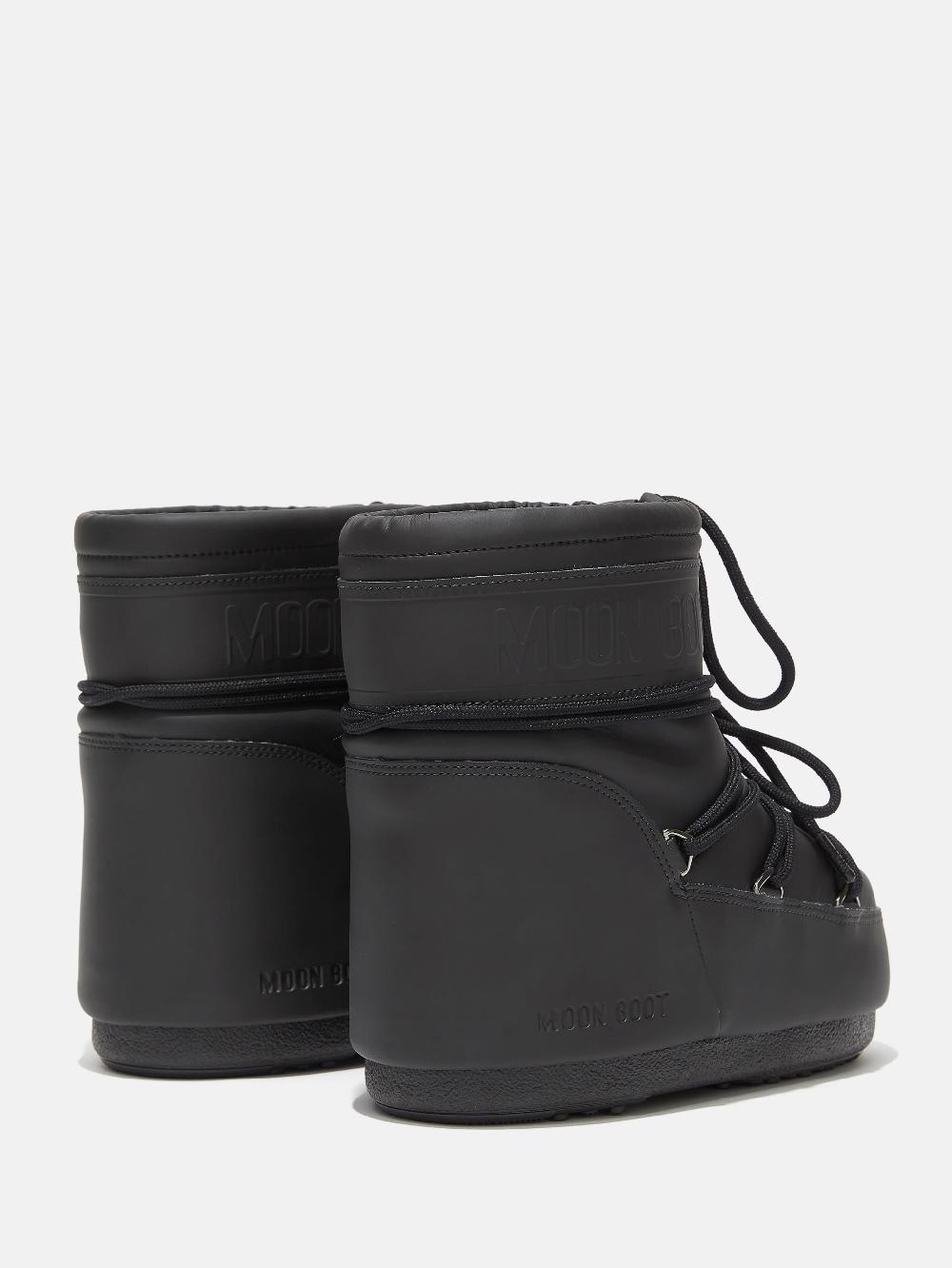 Moon Boot ICON LOW NERO IN GOMMA Moda
