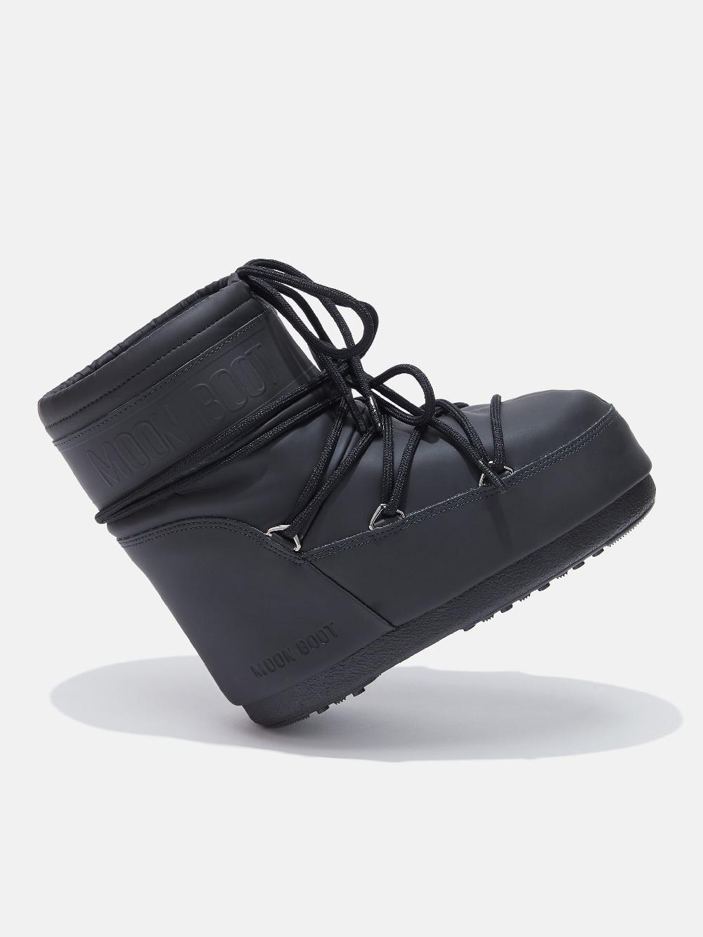 Moon Boot ICON LOW NERO IN GOMMA Moda