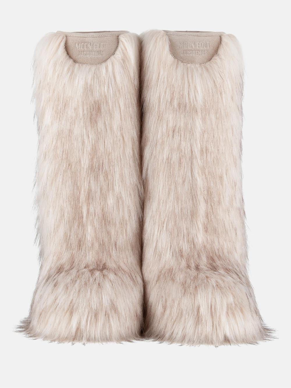 Moon Boot Icon Yeti High Faux-Fur Bianco Moon Boot + Jacquemus Negozi Online
