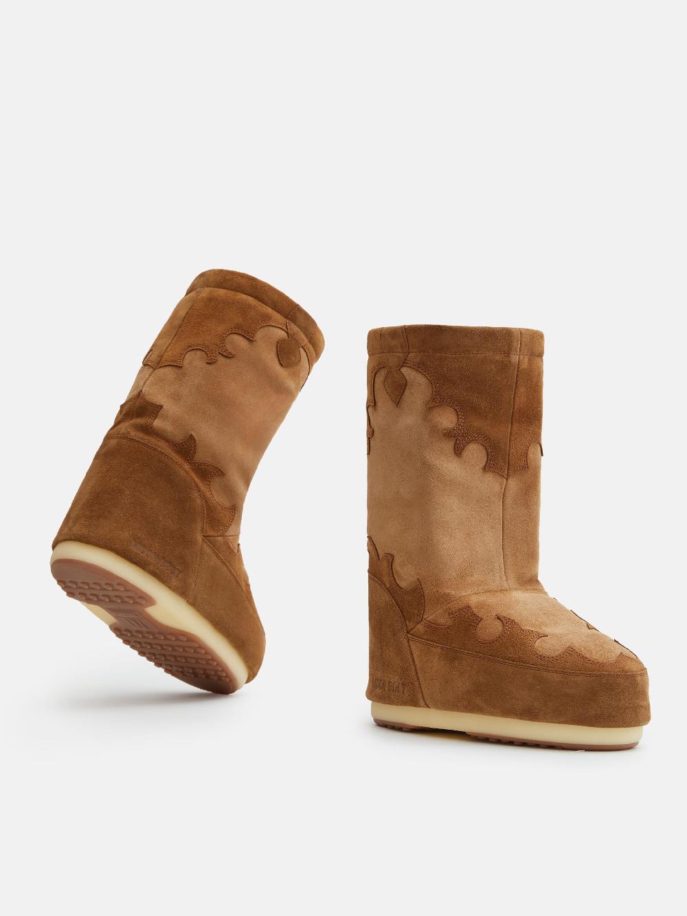 Moon Boot MB ICON SUEDE EMBROIDERY Offerta