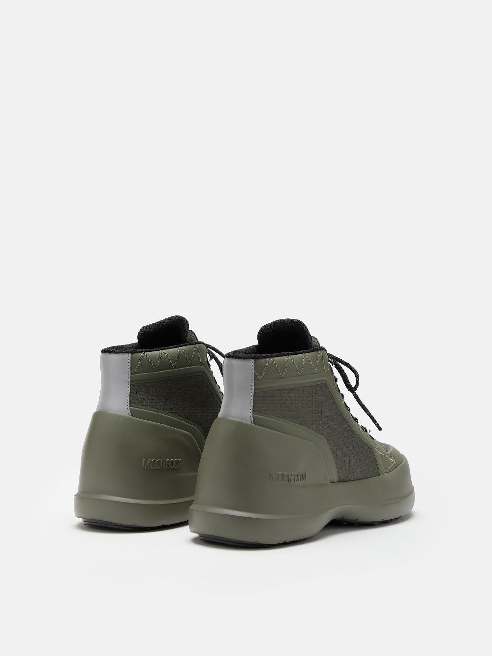Moon Boot LUNA TREK MID NYLON KAKI Nuova