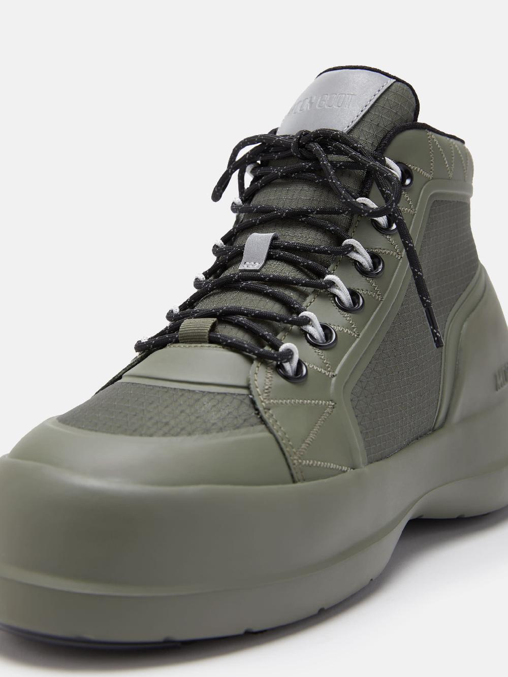 Moon Boot LUNA TREK MID NYLON KAKI Nuova