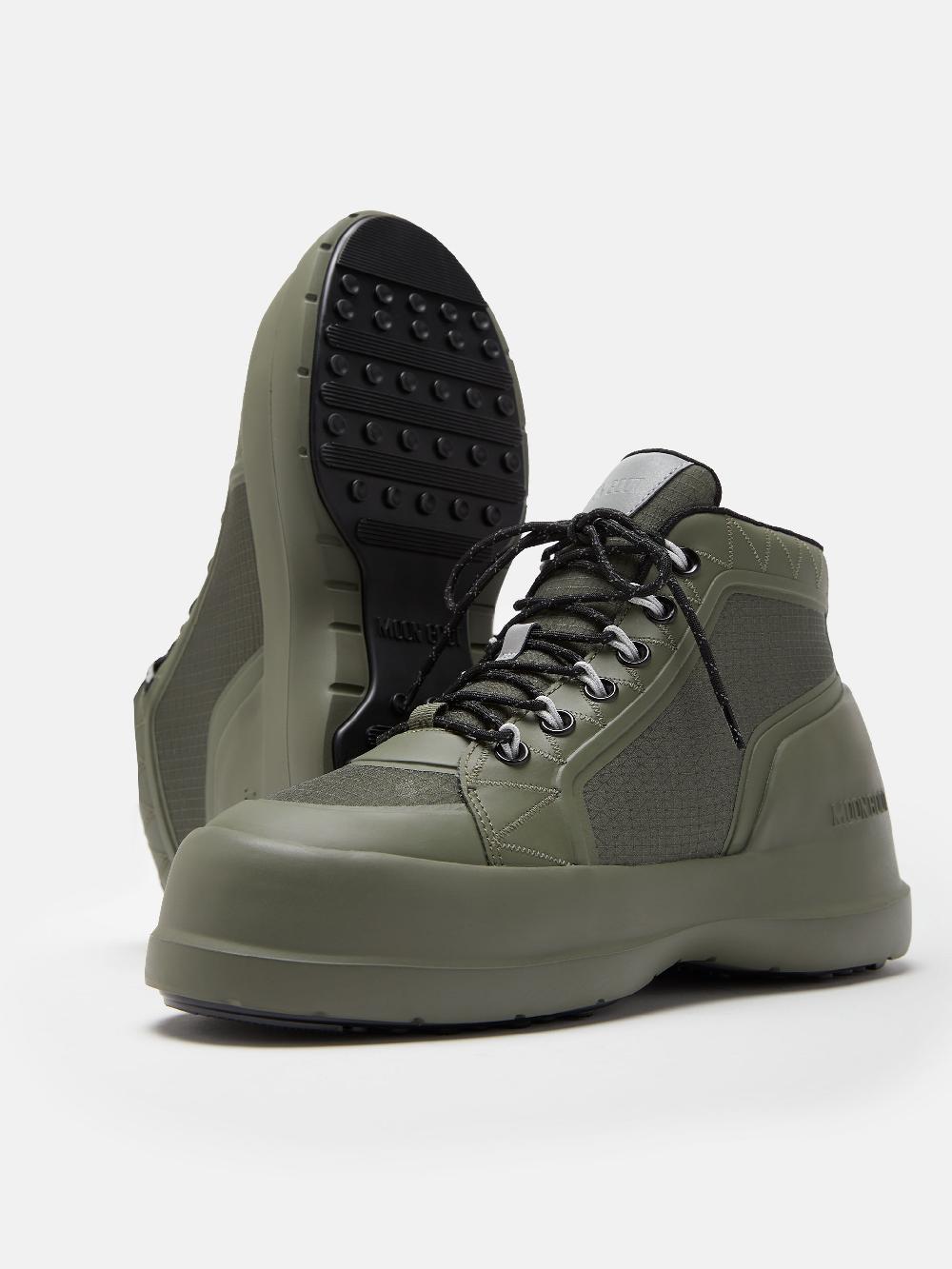 Moon Boot LUNA TREK MID NYLON KAKI Nuova