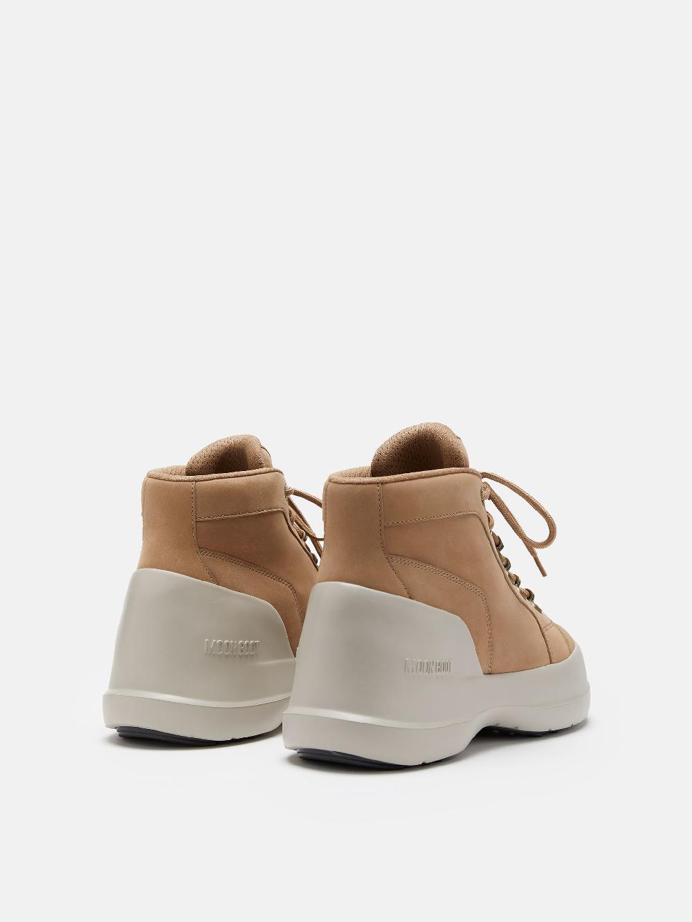 Moon Boot LUNA TREK MID NUBUCK BEIGE Moda