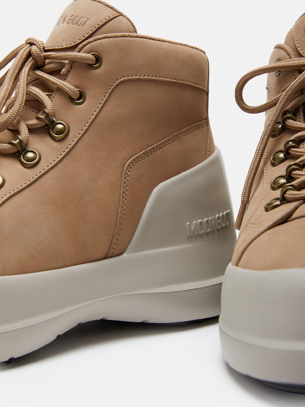 Moon Boot LUNA TREK MID NUBUCK BEIGE Moda