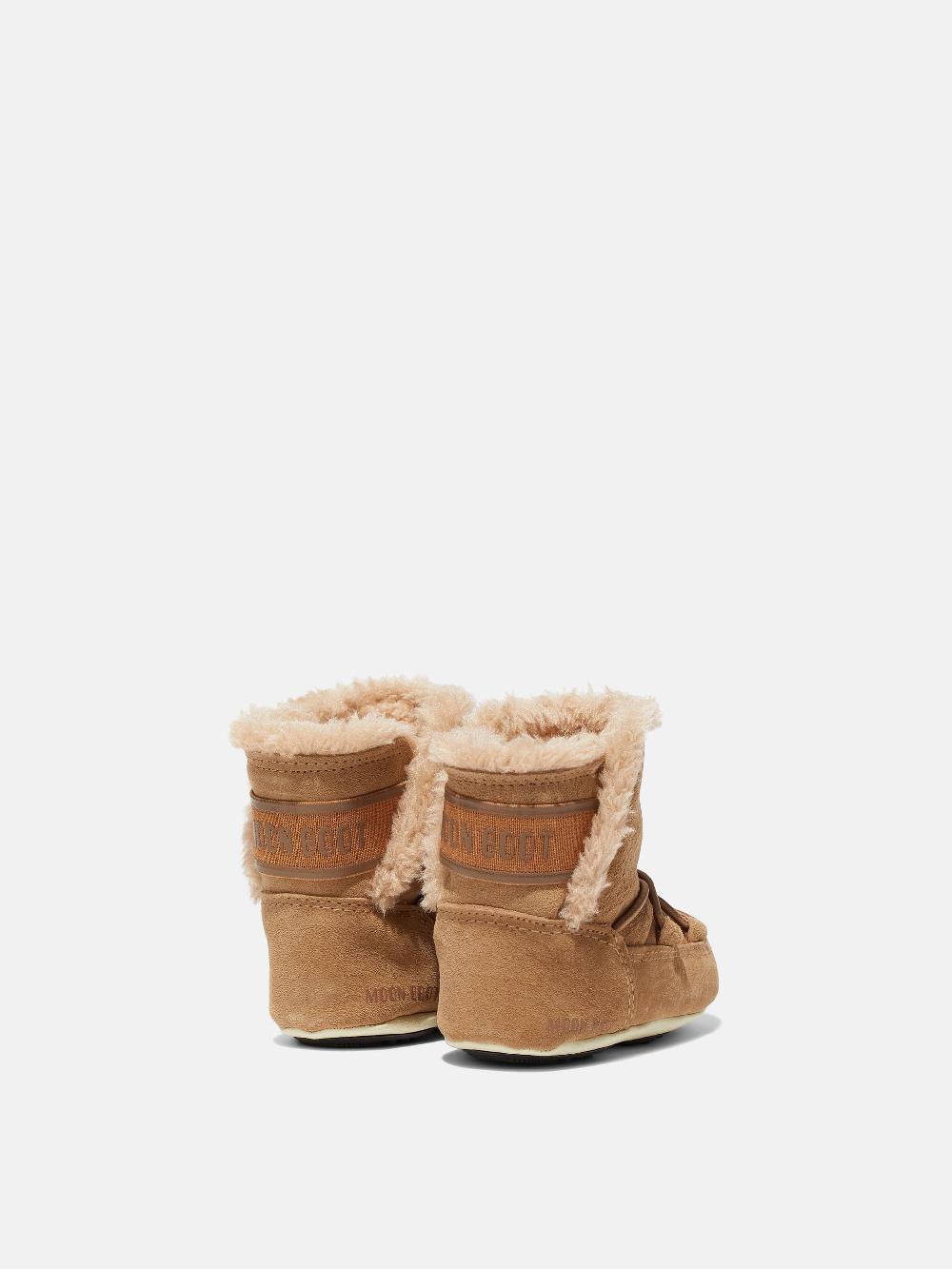 Moon Boot CRIB NOCCIOLA IN PELLE SCAMOSCIATA Ultimi due giorni