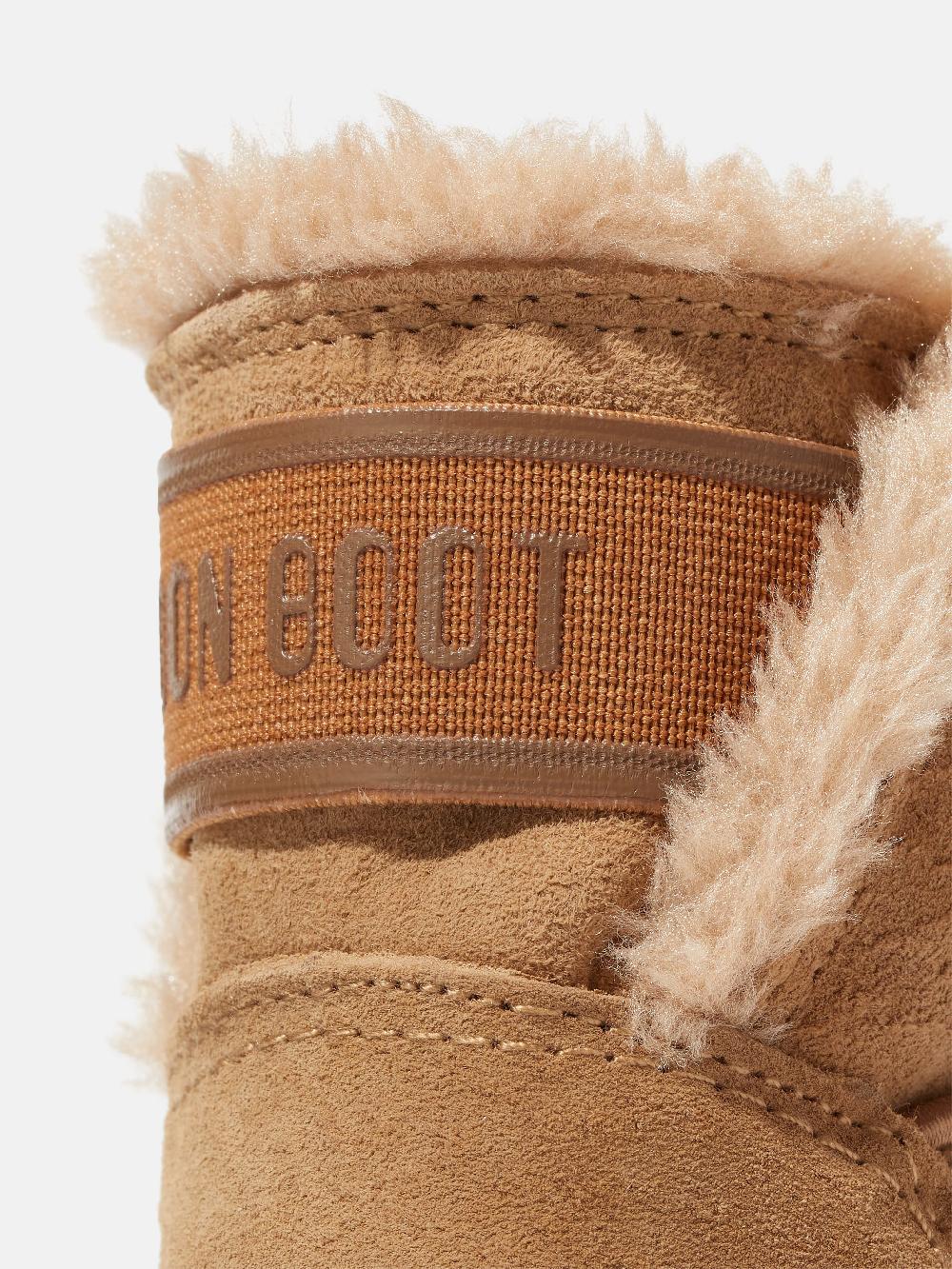 Moon Boot CRIB NOCCIOLA IN PELLE SCAMOSCIATA Ultimi due giorni