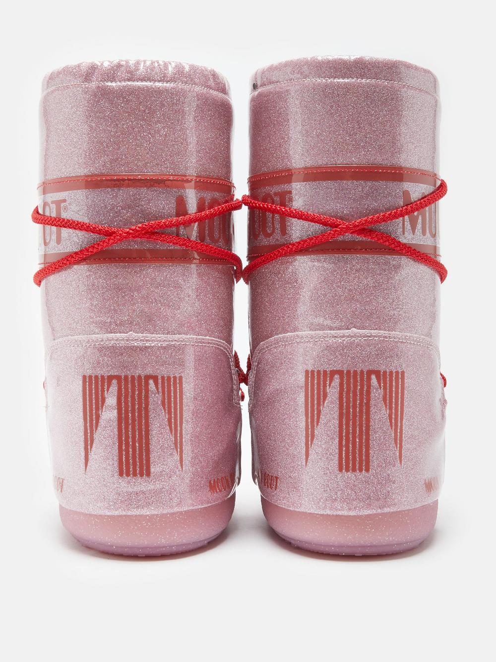 Moon Boot ICON JUNIOR GLITTER ROSA Online