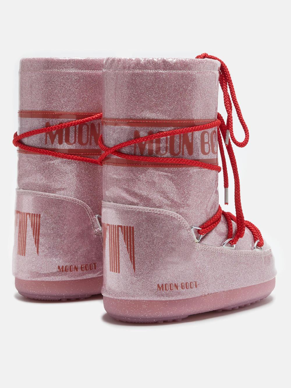 Moon Boot ICON JUNIOR GLITTER ROSA Online