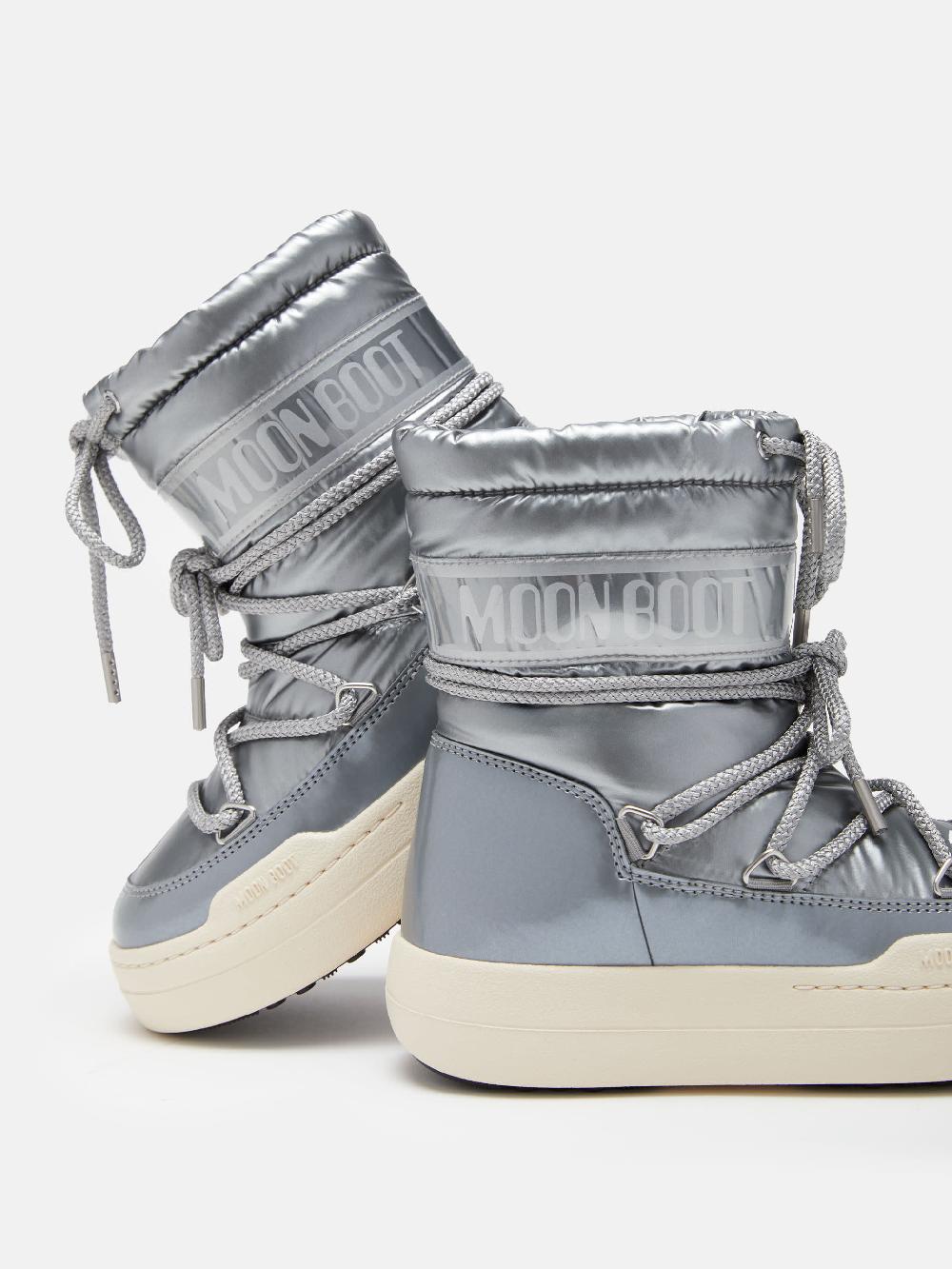 Moon Boot JUNIOR PARK BOOT COLOR ARGENTO Outlet