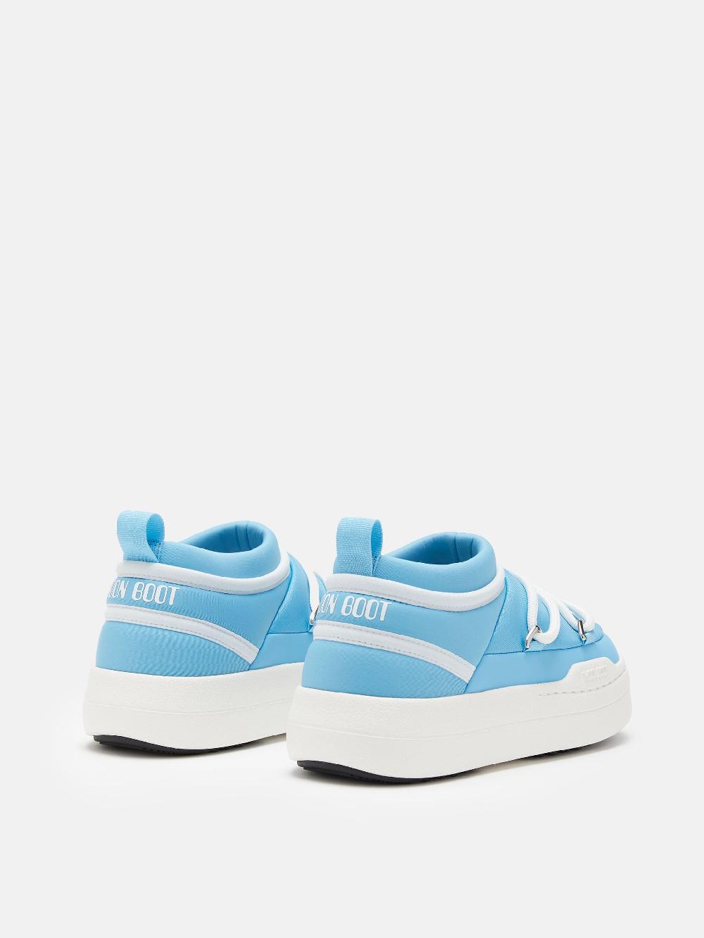 Moon Boot JUNIOR PARK SNEAKER ICON BLU In Vendita
