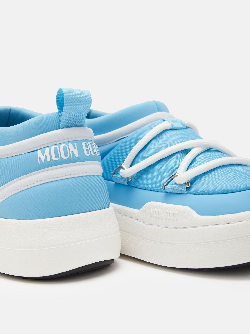 Moon Boot JUNIOR PARK SNEAKER ICON BLU In Vendita