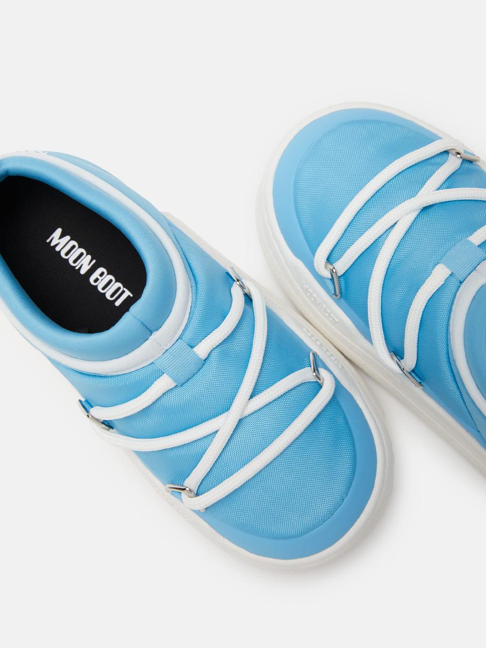 Moon Boot JUNIOR PARK SNEAKER ICON BLU In Vendita