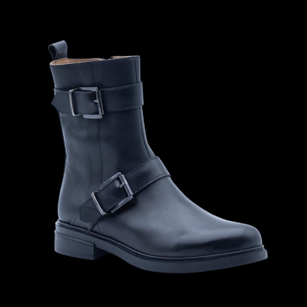 ALBANO Stivaletti biker neri Sconto