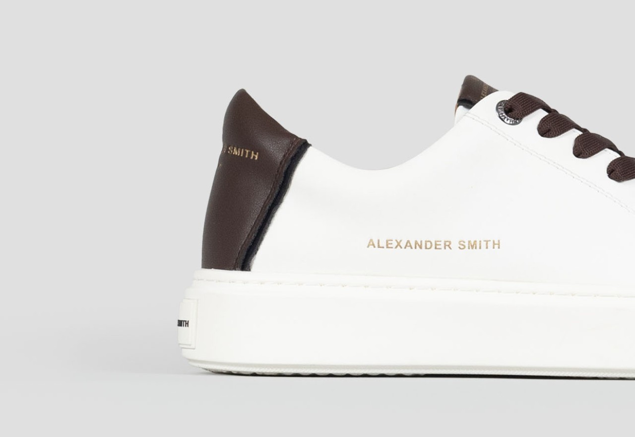 Alexander Smith LONDON MAN WHITE DARK BROWN Saldi Di Fabbrica