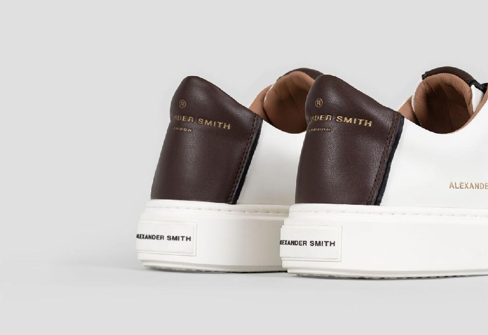 Alexander Smith LONDON MAN WHITE DARK BROWN Saldi Di Fabbrica