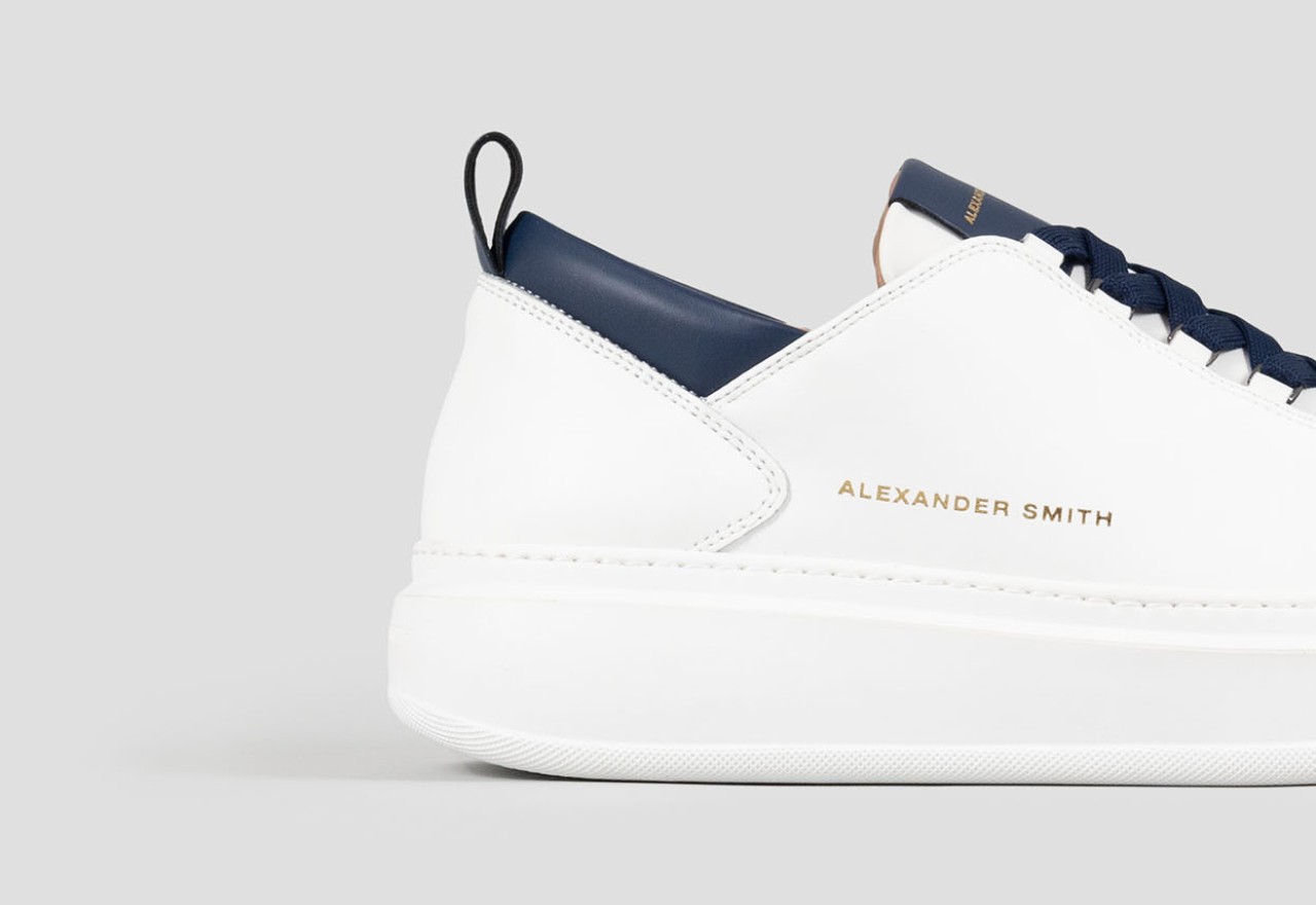 Alexander Smith WEMBLEY MAN WHITE BLUE Qualità