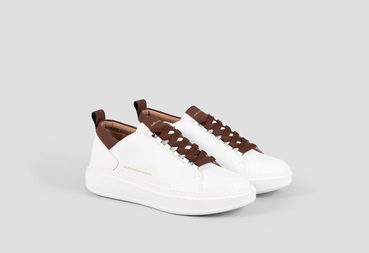 Alexander Smith WEMBLEY MAN WHITE BROWN Vendita