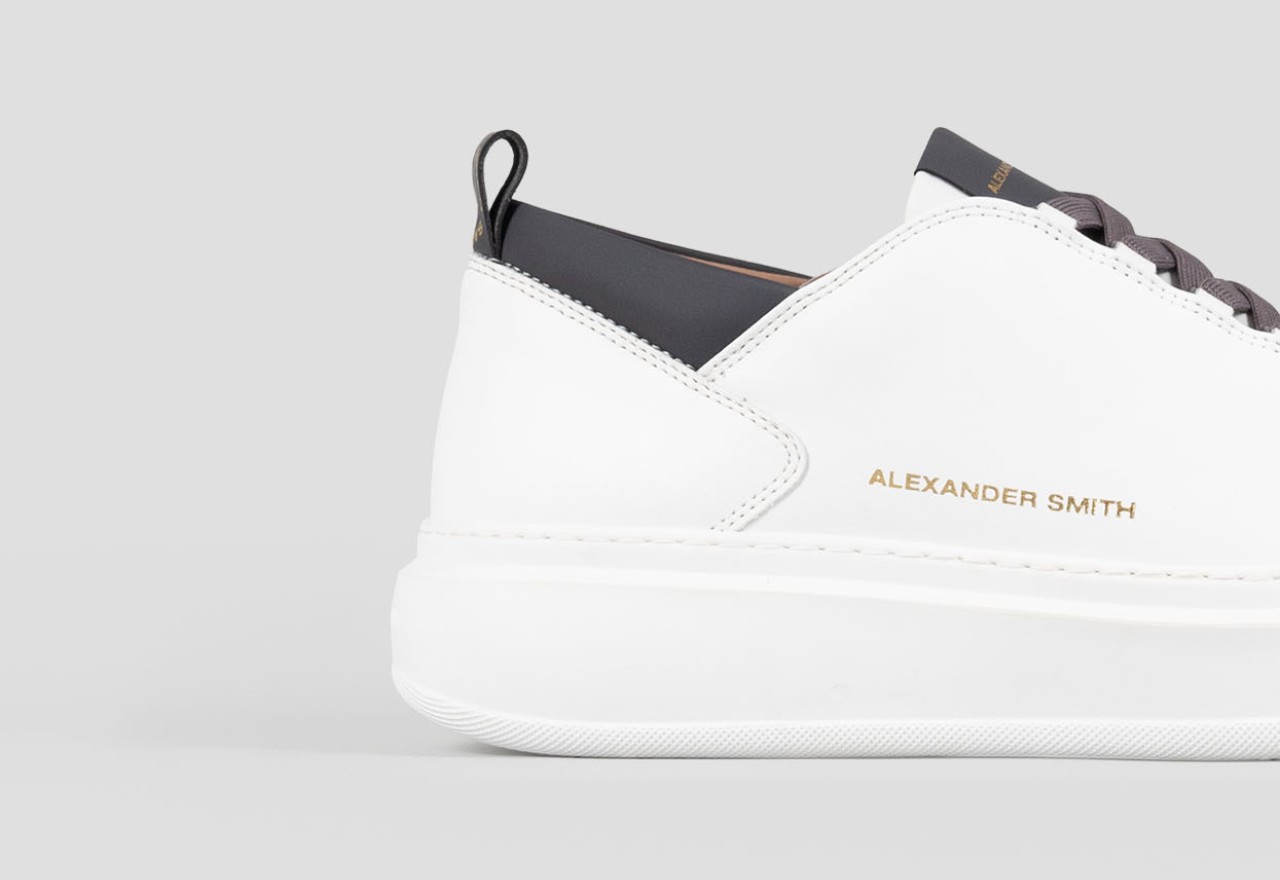 Alexander Smith WEMBLEY MAN WHITE DARK GREY Pezzi Unici