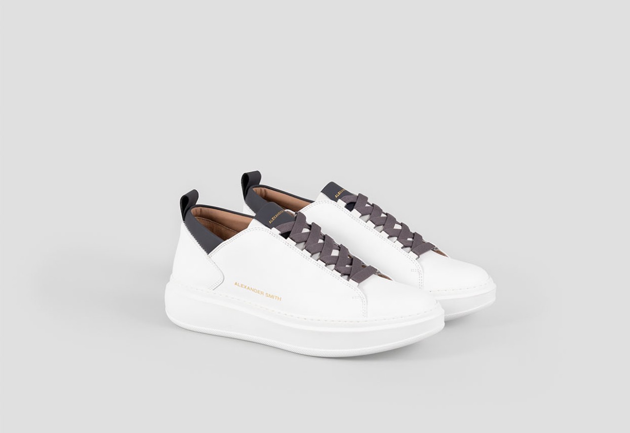 Alexander Smith WEMBLEY MAN WHITE DARK GREY Pezzi Unici