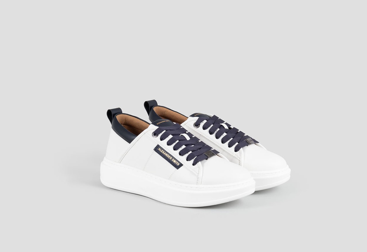 Alexander Smith ECO-WEMBLEY MAN WHITE BLUE In Linea