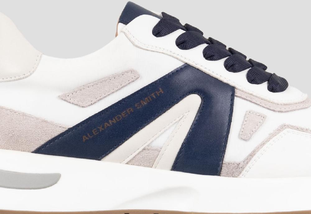 Alexander Smith HYDE MAN WHITE BLUE Soddisfazione Garantita