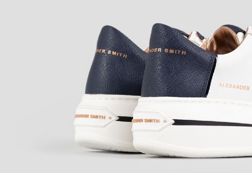 Alexander Smith LANCASTER WOMAN WHITE BLUE Saldi