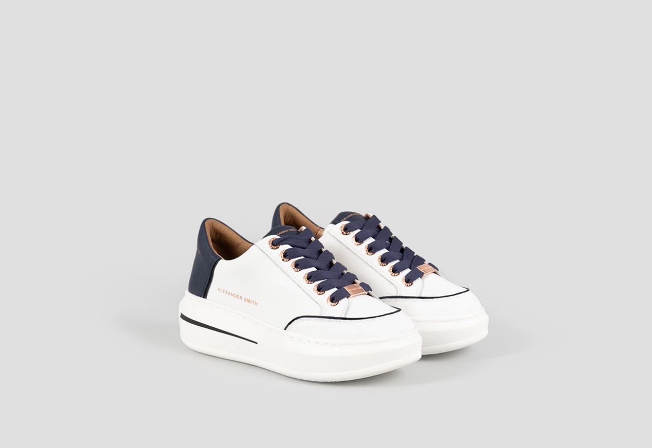 Alexander Smith LANCASTER WOMAN WHITE BLUE Saldi