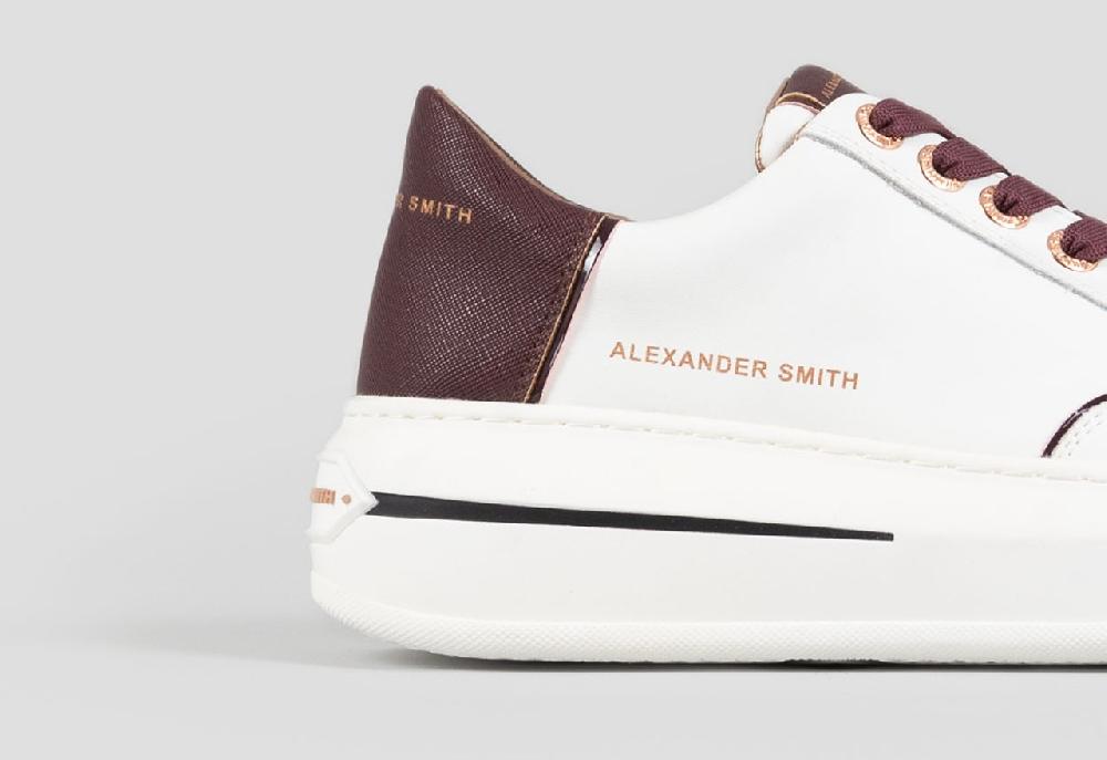 Alexander Smith LANCASTER WOMAN WHITE BORDEAUX Offerte
