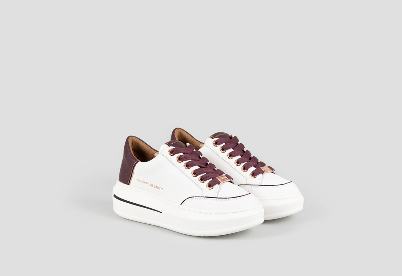 Alexander Smith LANCASTER WOMAN WHITE BORDEAUX Offerte