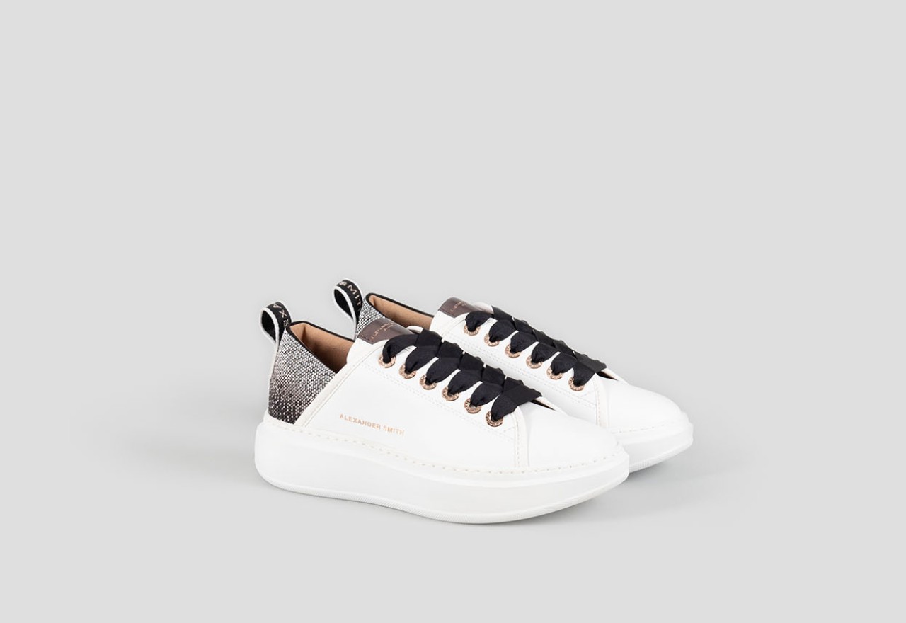 Alexander Smith WEMBLEY WOMAN WHITE BLACK SILVER Moda